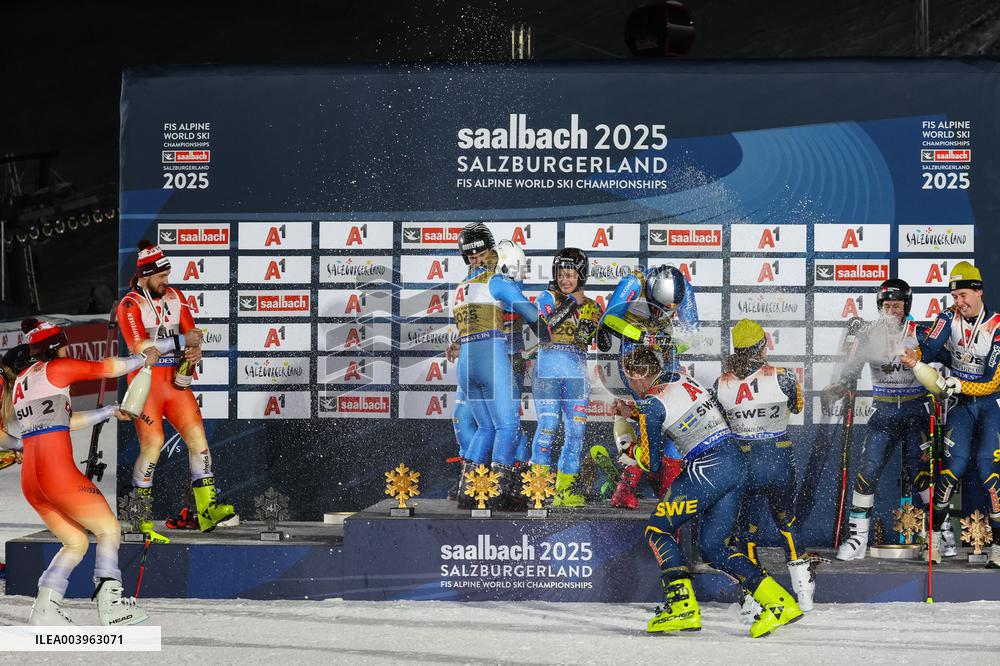 SPORT INVERNALI - Sci Alpino - FIS Alpine World Ski Championships - Women's Team Parallel & Opening Ceremony