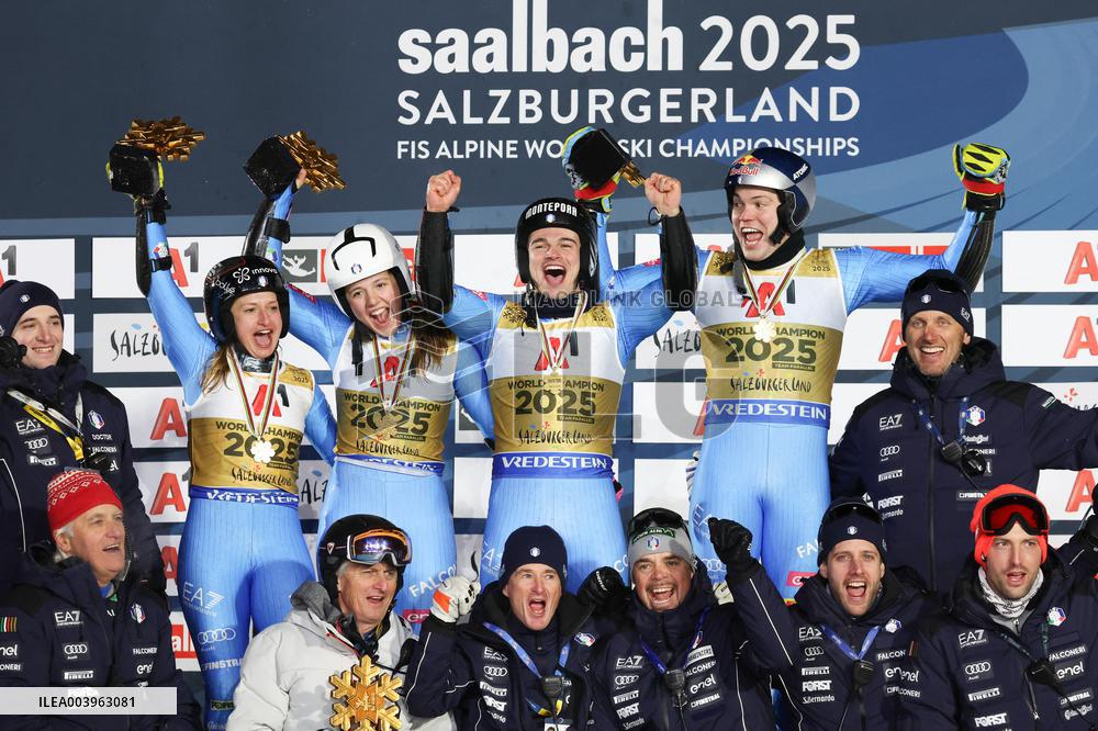 SPORT INVERNALI - Sci Alpino - FIS Alpine World Ski Championships - Women's Team Parallel & Opening Ceremony