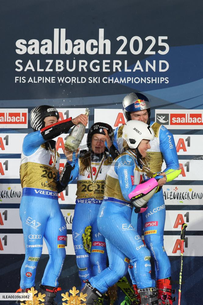 SPORT INVERNALI - Sci Alpino - FIS Alpine World Ski Championships - Women's Team Parallel & Opening Ceremony