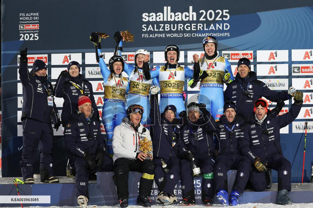 SPORT INVERNALI - Sci Alpino - FIS Alpine World Ski Championships - Women's Team Parallel & Opening Ceremony