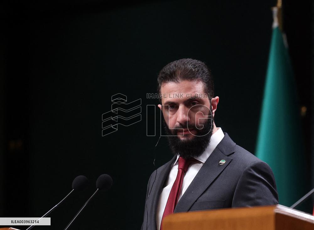 Recep Tayyip Erdogan And Ahmed al-Sharaa Press Conference - Ankara