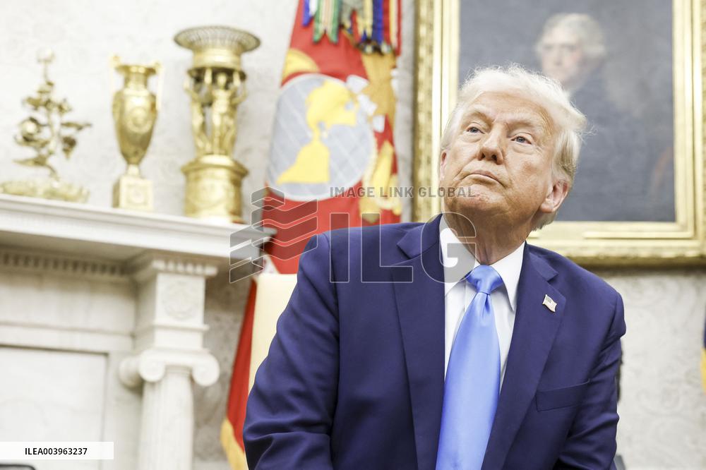 US President Trump welcomes Israeli Prime Minister Netanyahu to the White House