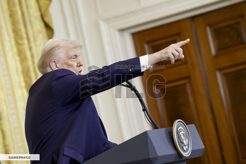 US President Trump welcomes Israeli Prime Minister Netanyahu to the White House