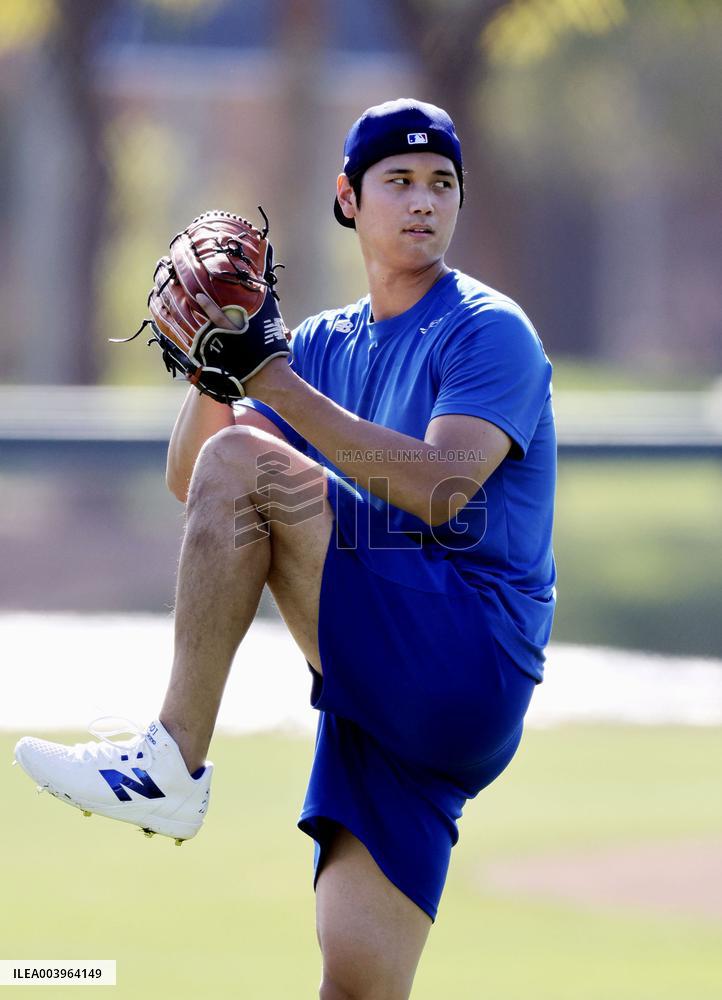 Baseball: Shohei Ohtani of Dodgers