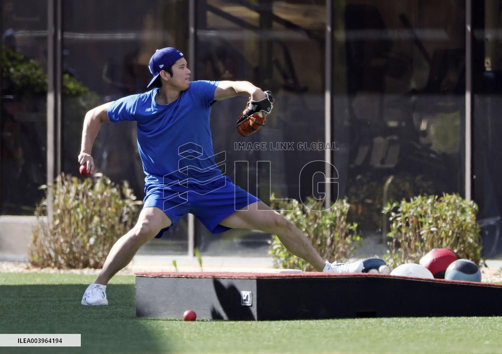 Baseball: Shohei Ohtani of Dodgers