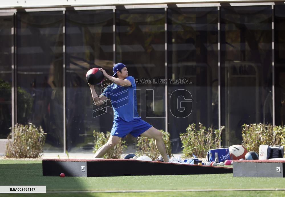 Baseball: Shohei Ohtani of Dodgers