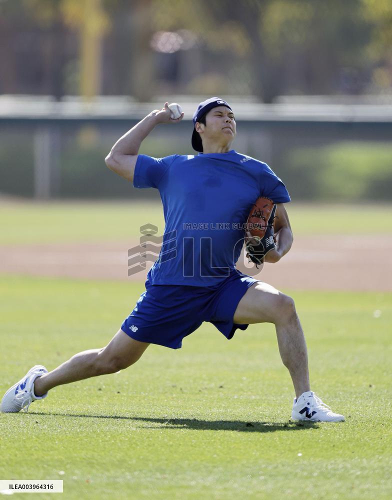 Baseball: Shohei Ohtani of Dodgers