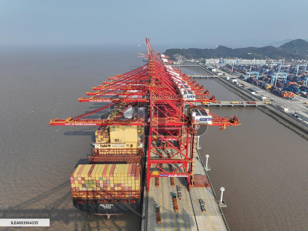 Zhoushan Port Container Trade
