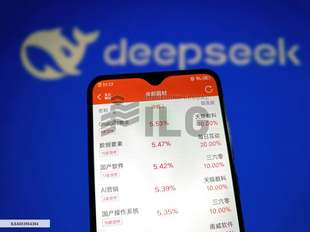 Illustration DeepSeek Stock