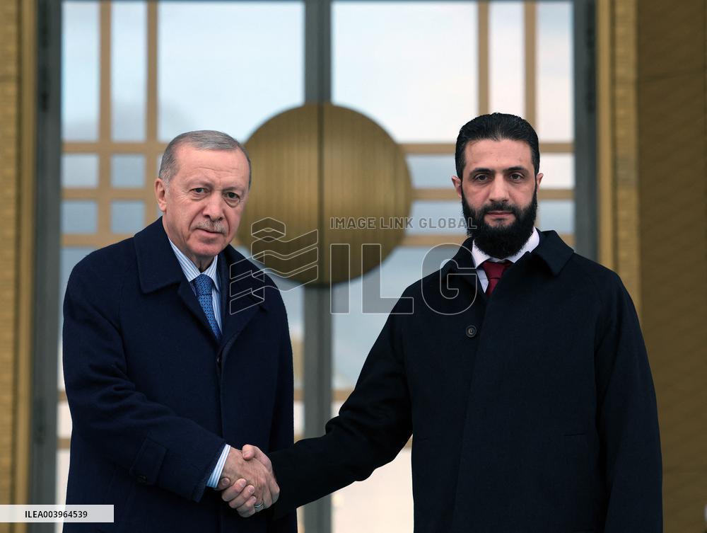 President Erdogan Meets With Syria's interim President al-Sharaa - Ankara