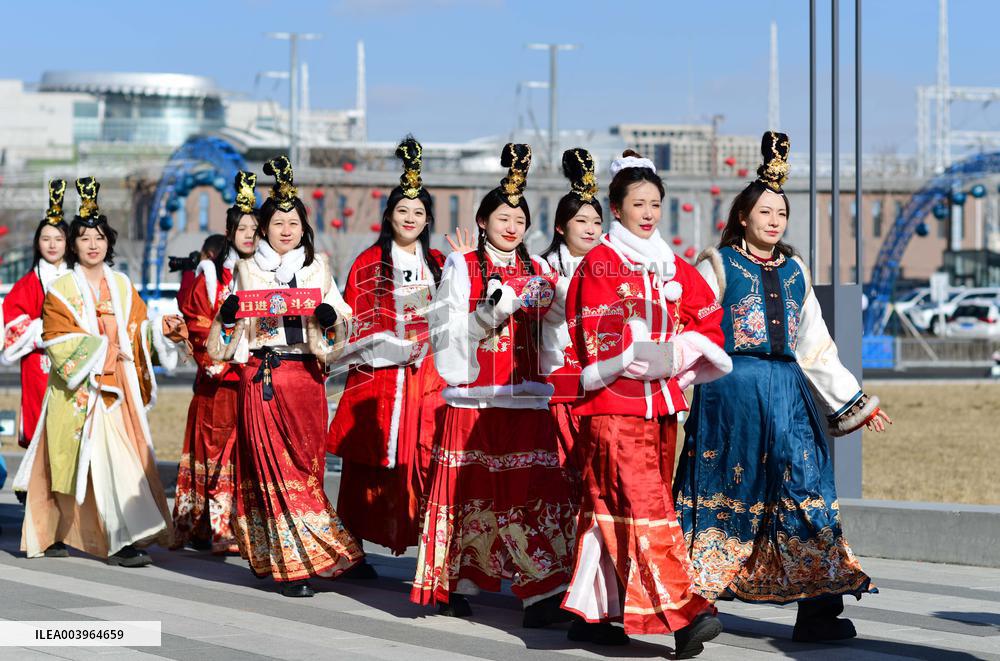 Hanfu Themed Parade in Hohhot