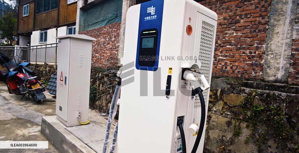 China Charging Facilities Increase