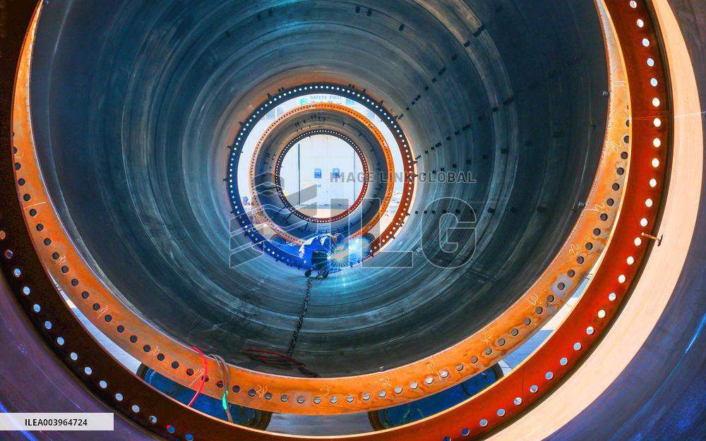 Wind Power Tower Production in Lianyungang