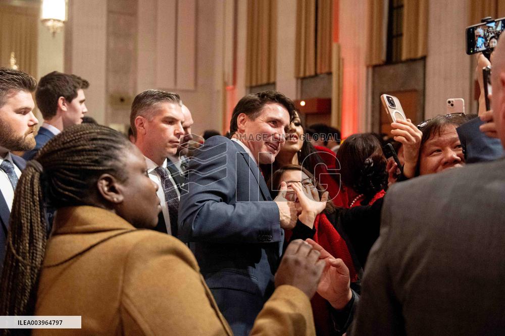 Justin Trudeau Celebrates Lunar New Year in Ottawa