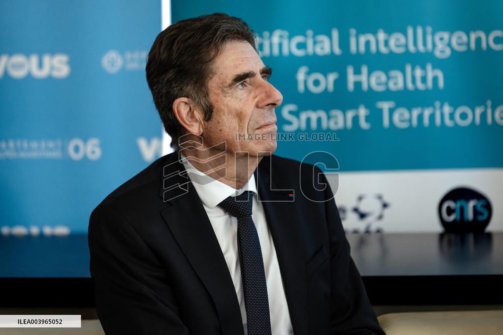 Charles Ange Ginesy Visits INRIA cluster - Valbonne