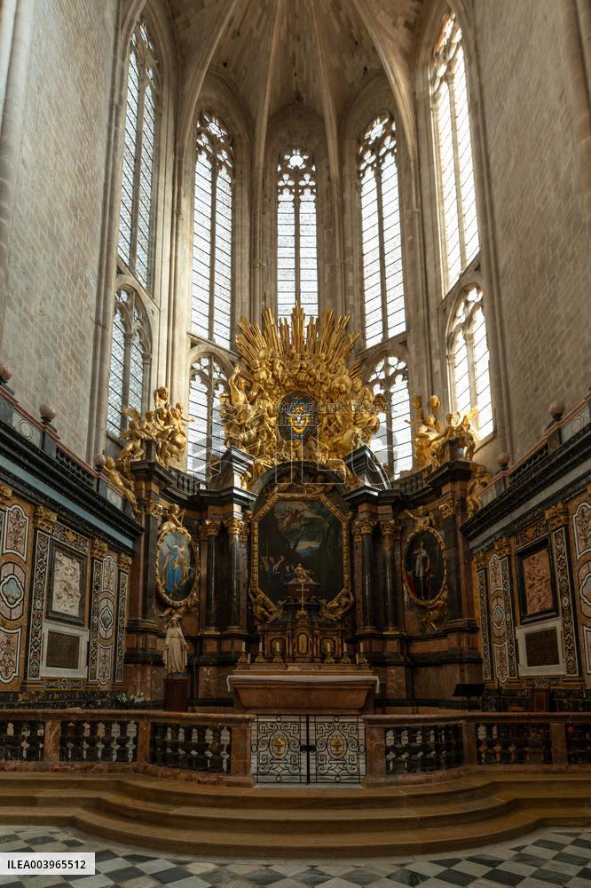 Basilique Saint-Maximin-Emile Illustration