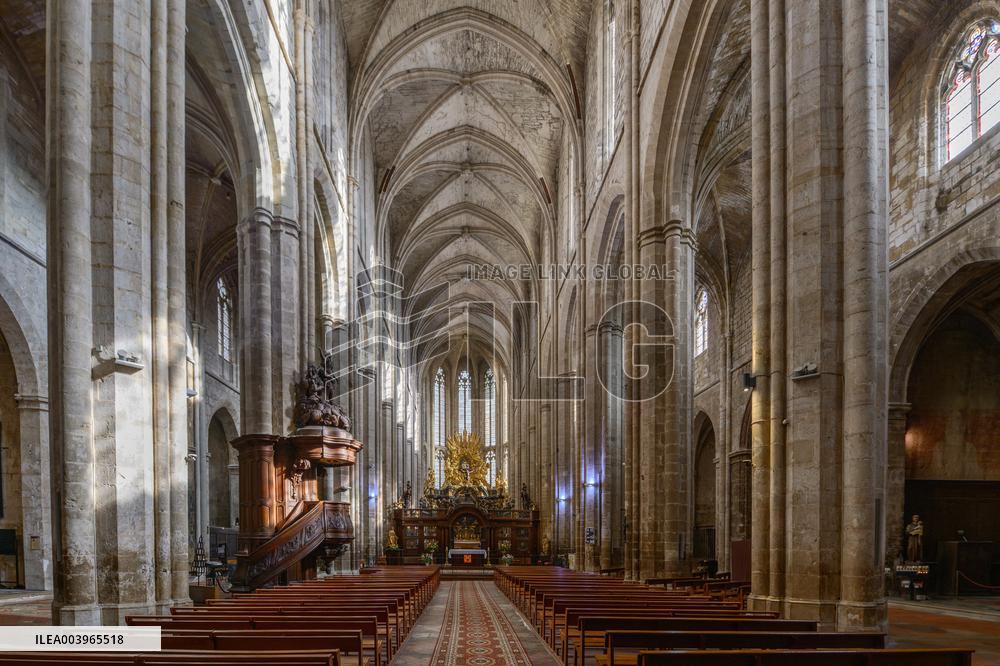 Basilique Saint-Maximin-Emile Illustration