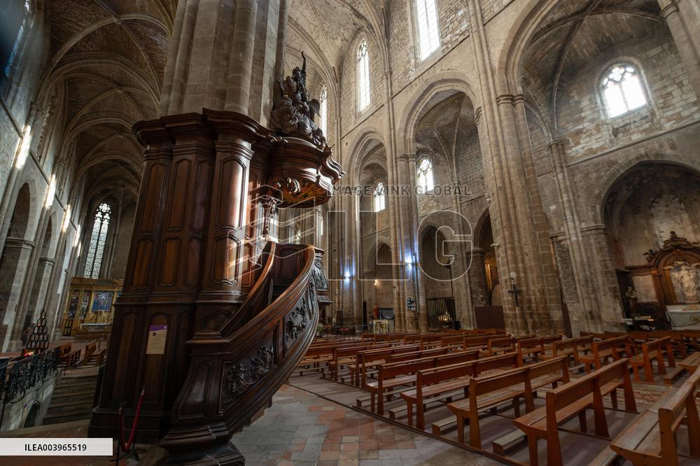 Basilique Saint-Maximin-Emile Illustration