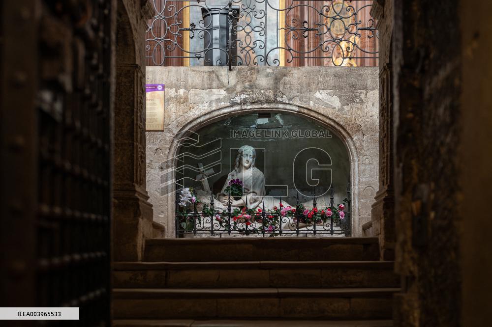 Basilique Saint-Maximin-Emile Illustration