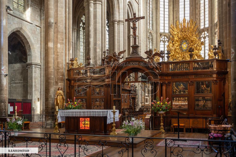 Basilique Saint-Maximin-Emile Illustration