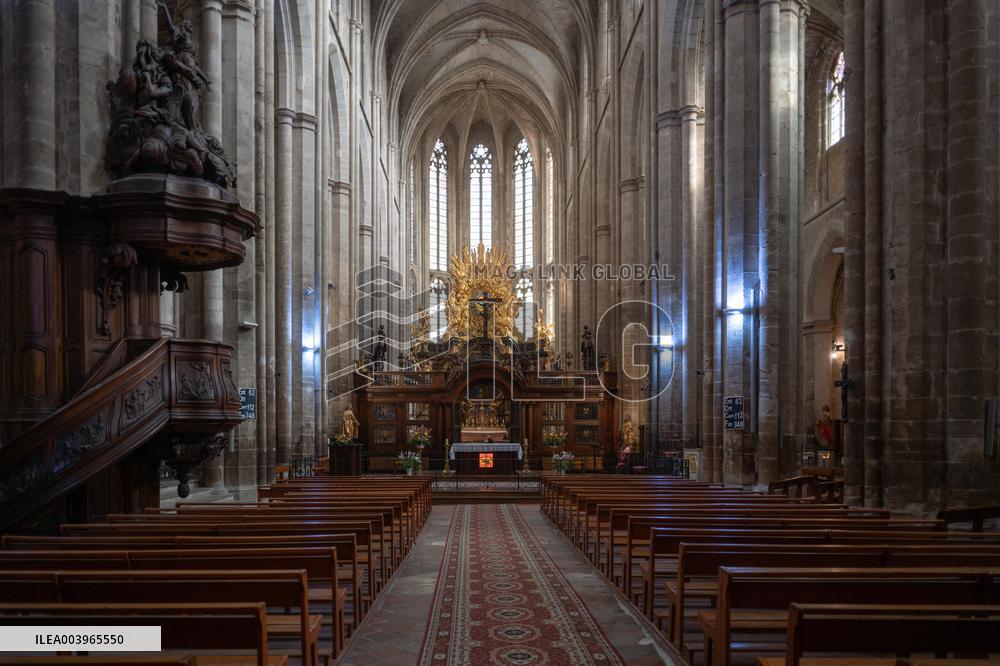 Basilique Saint-Maximin-Emile Illustration