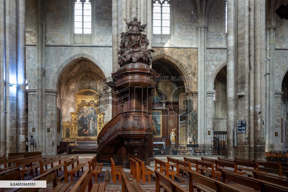 Basilique Saint-Maximin-Emile Illustration