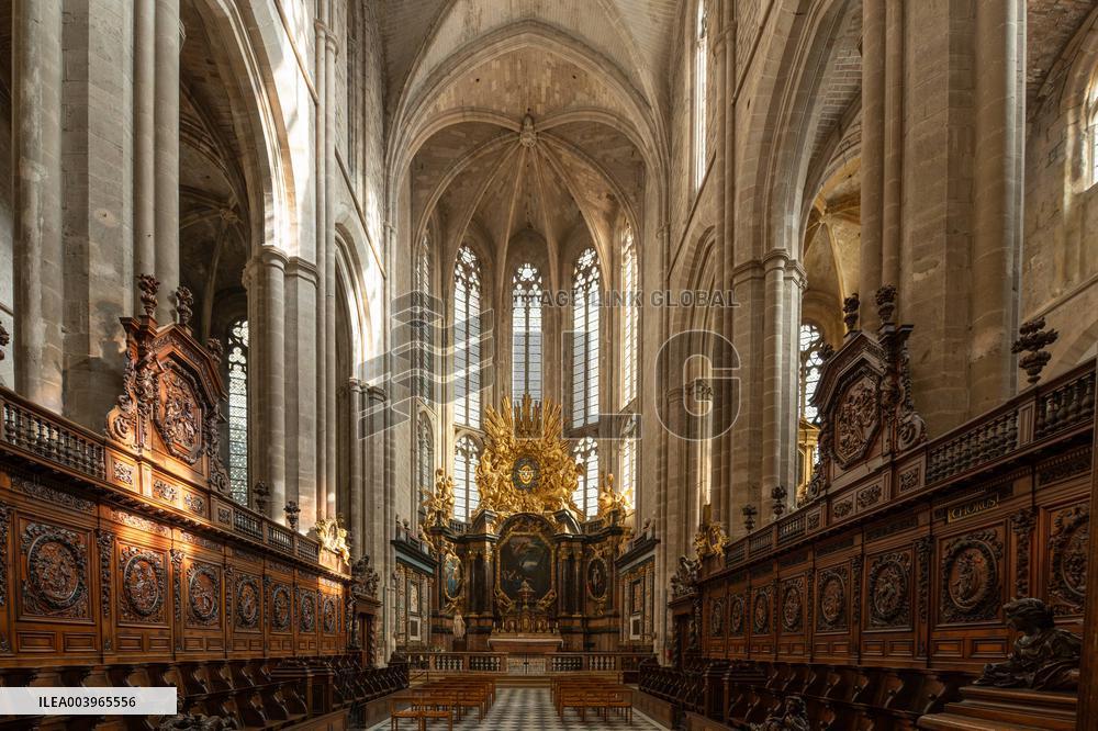 Basilique Saint-Maximin-Emile Illustration