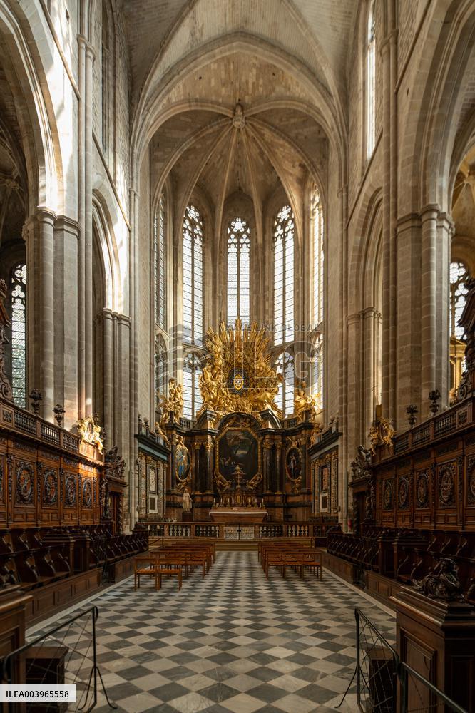 Basilique Saint-Maximin-Emile Illustration