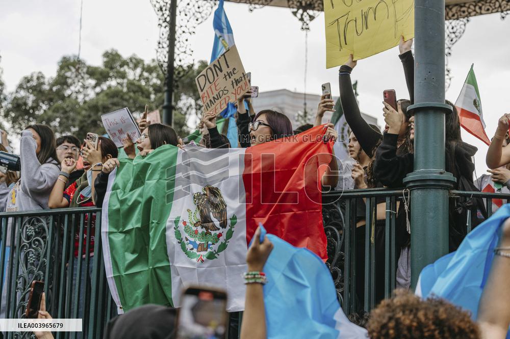 Student-Led Demonstration Against Trump’s Policies - LA