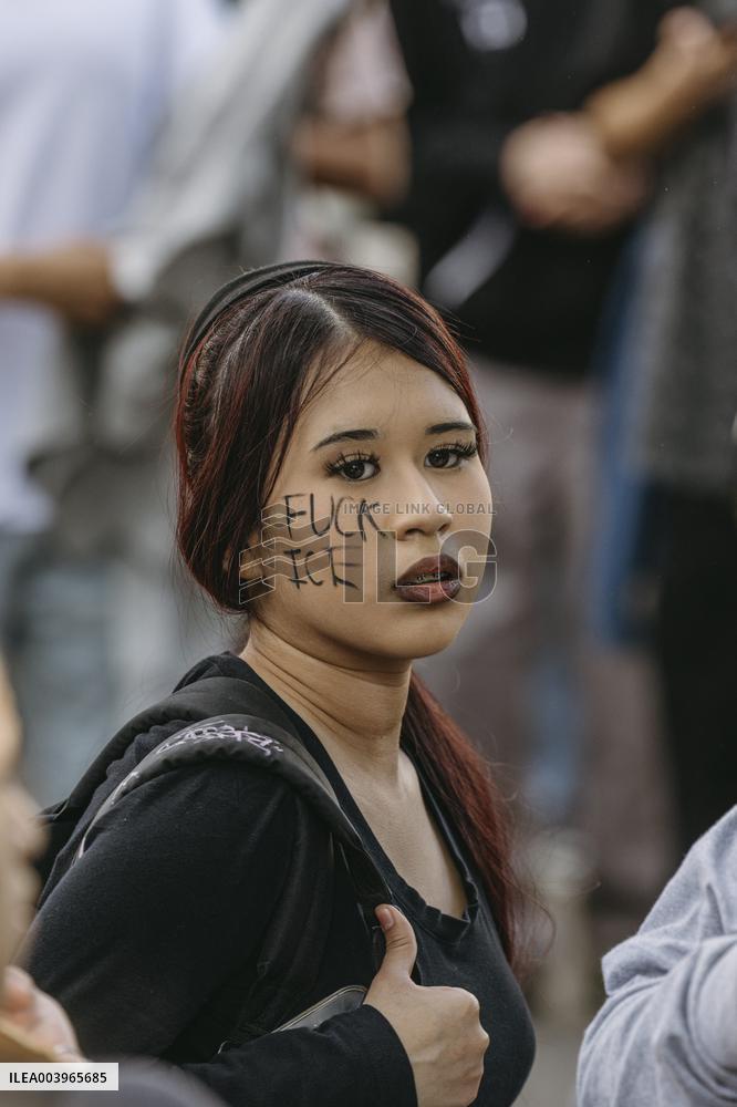 Student-Led Demonstration Against Trump’s Policies - LA