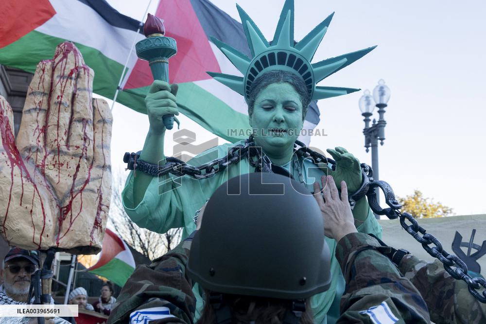 Pro-Palestinian Protest - Washington
