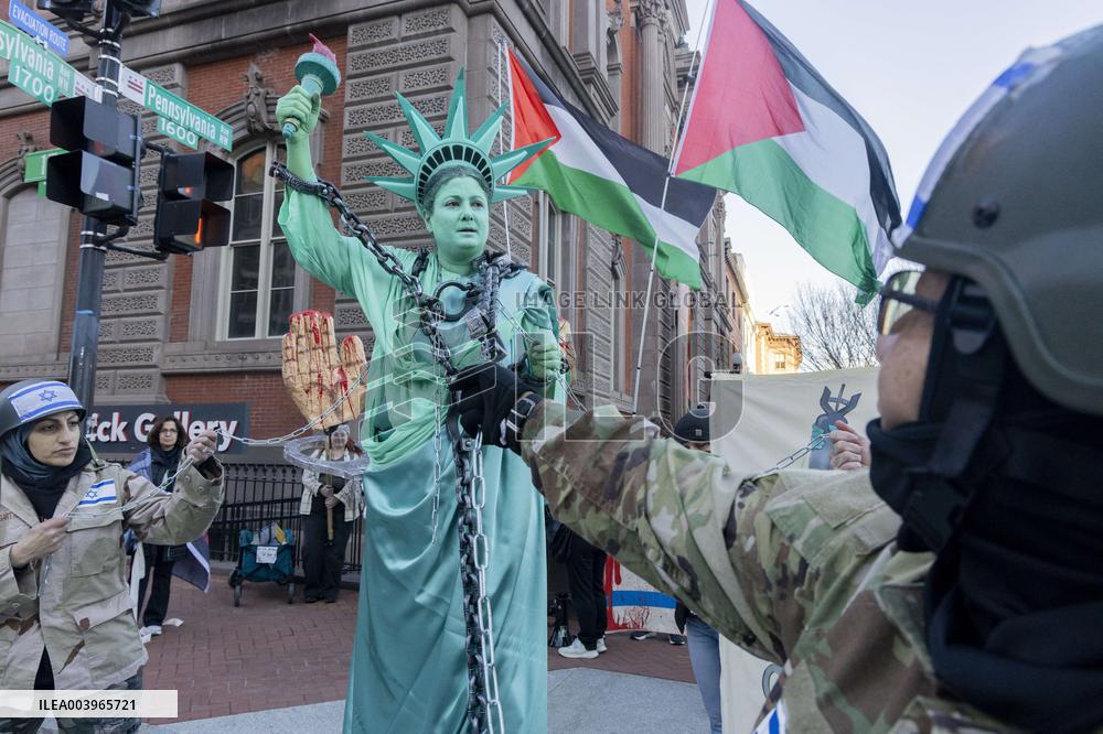 Pro-Palestinian Protest - Washington