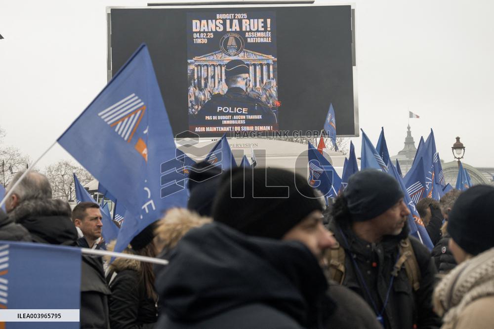 Police Demonstration in Paris