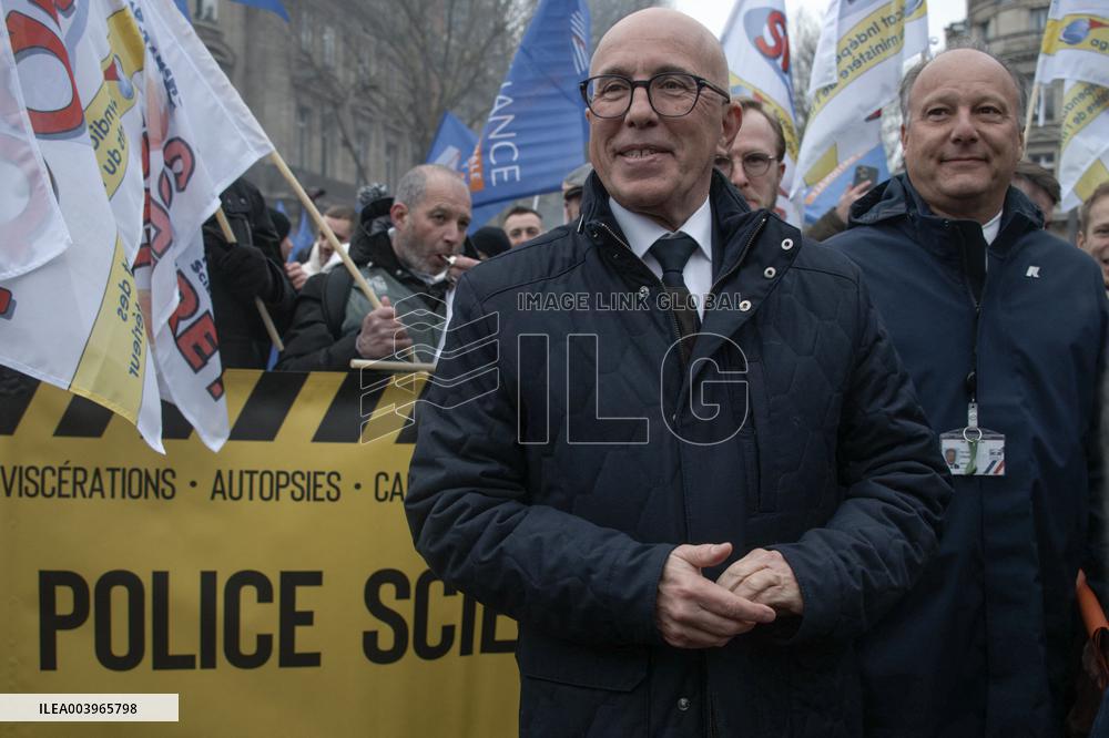 Police Demonstration in Paris