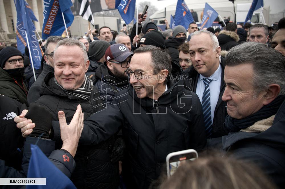 Police Demonstration in Paris