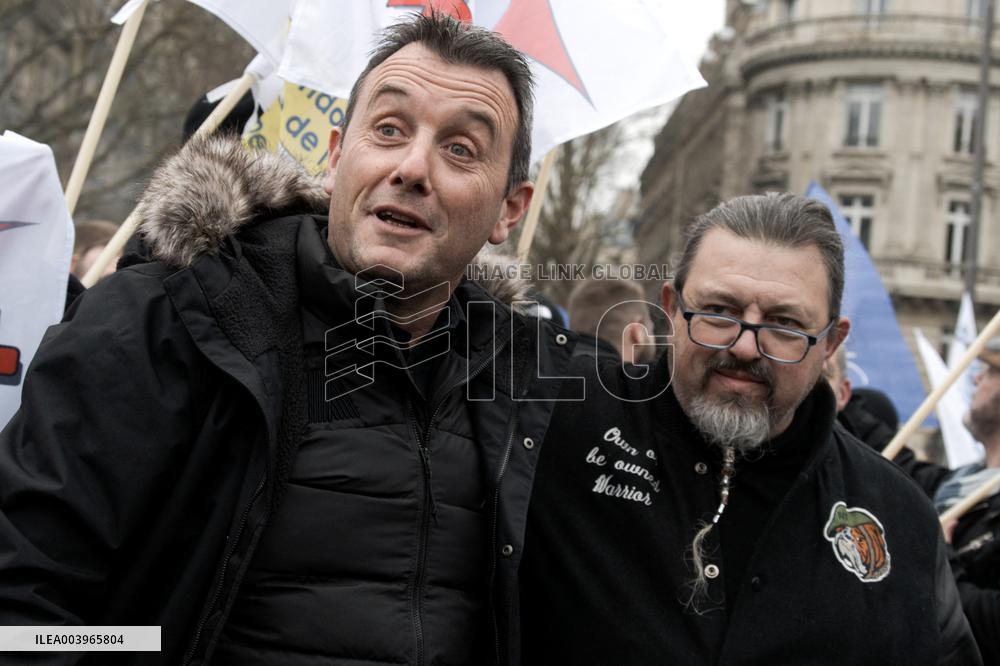 Police Demonstration in Paris