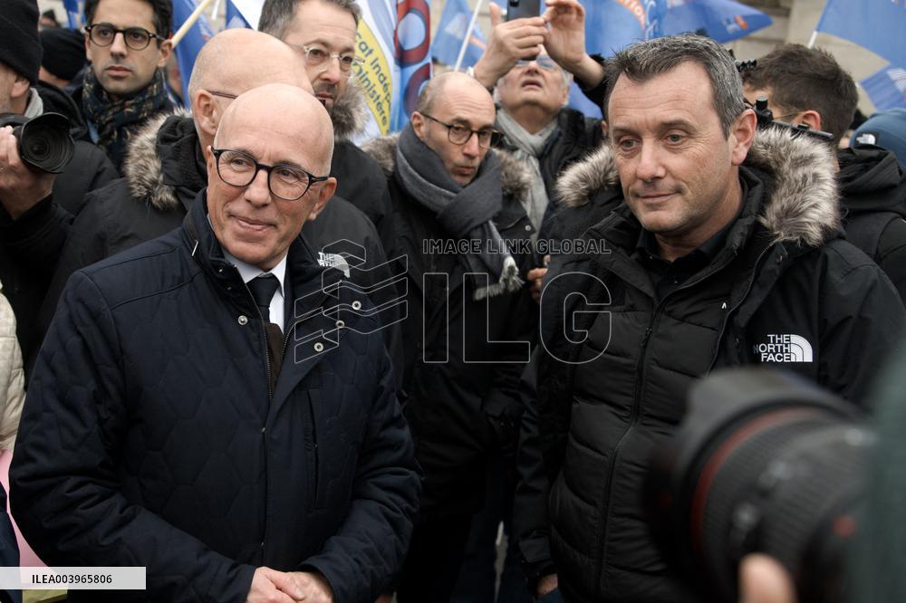 Police Demonstration in Paris