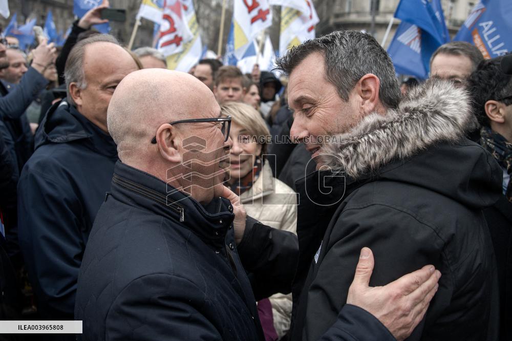 Police Demonstration in Paris