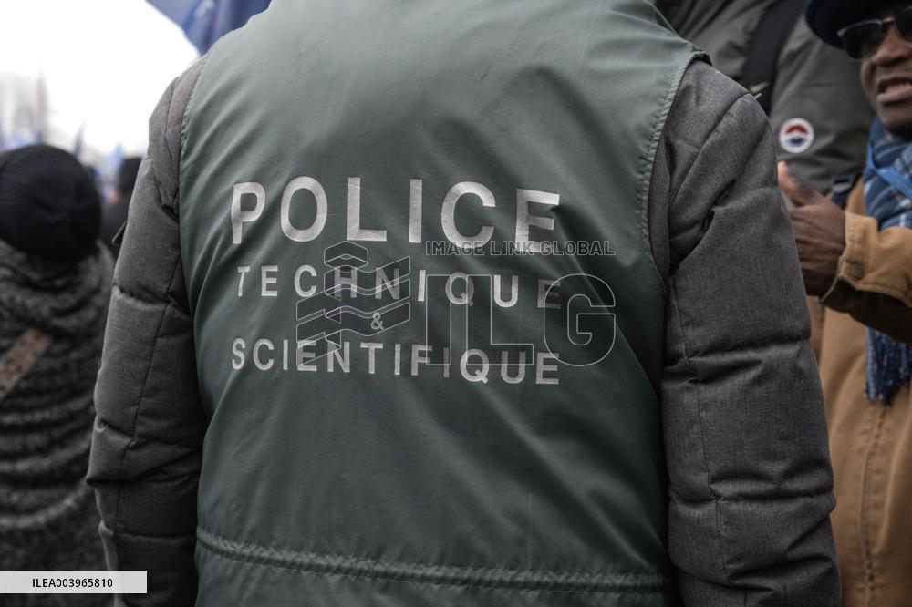 Police Demonstration in Paris