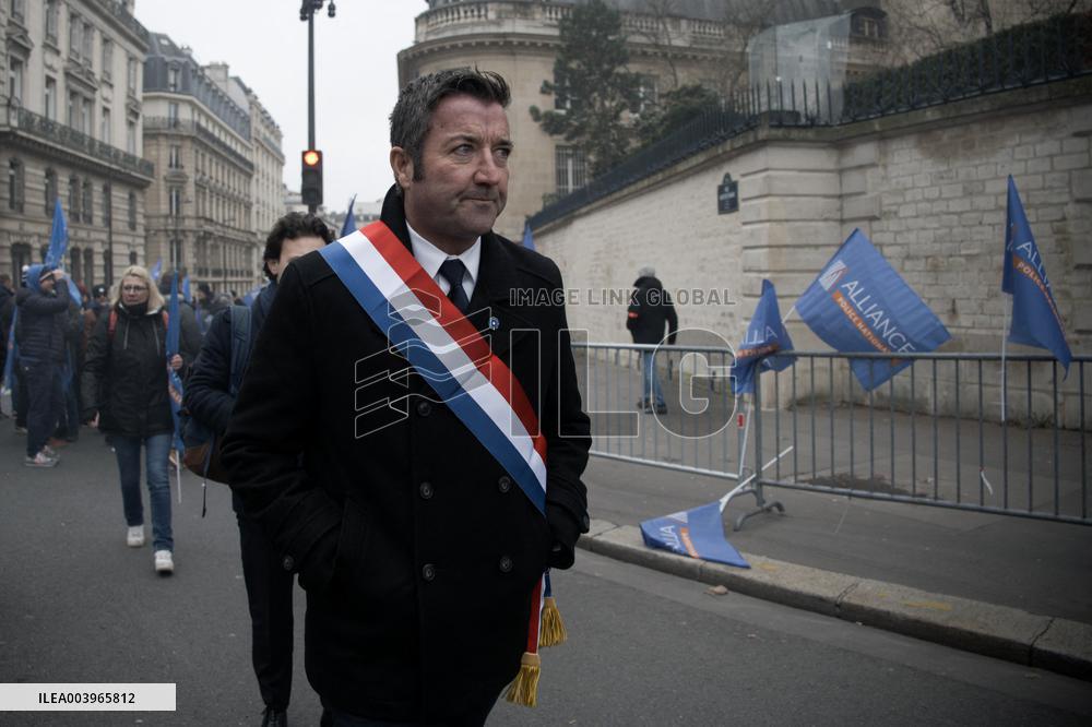Police Demonstration in Paris