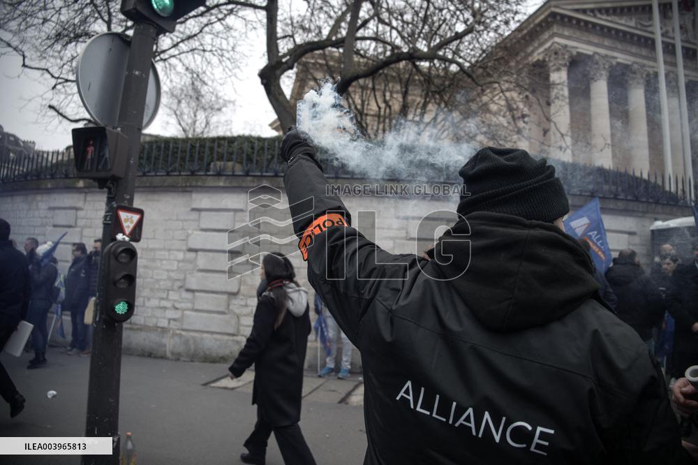 Police Demonstration in Paris