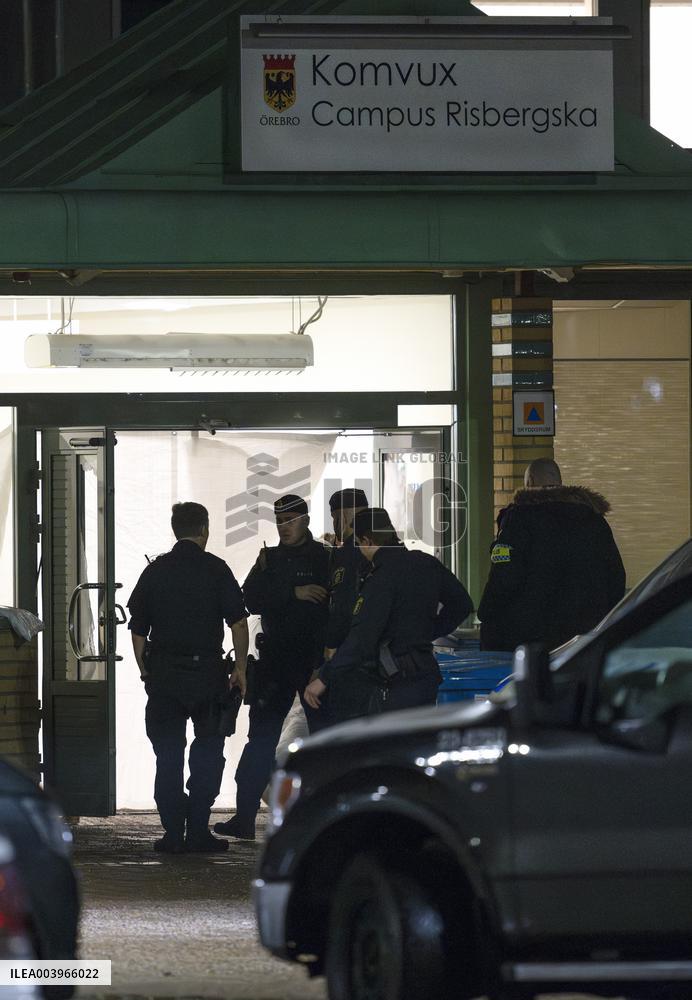 SWEDEN SCHOOL SHOOTING IN ÖREBRO