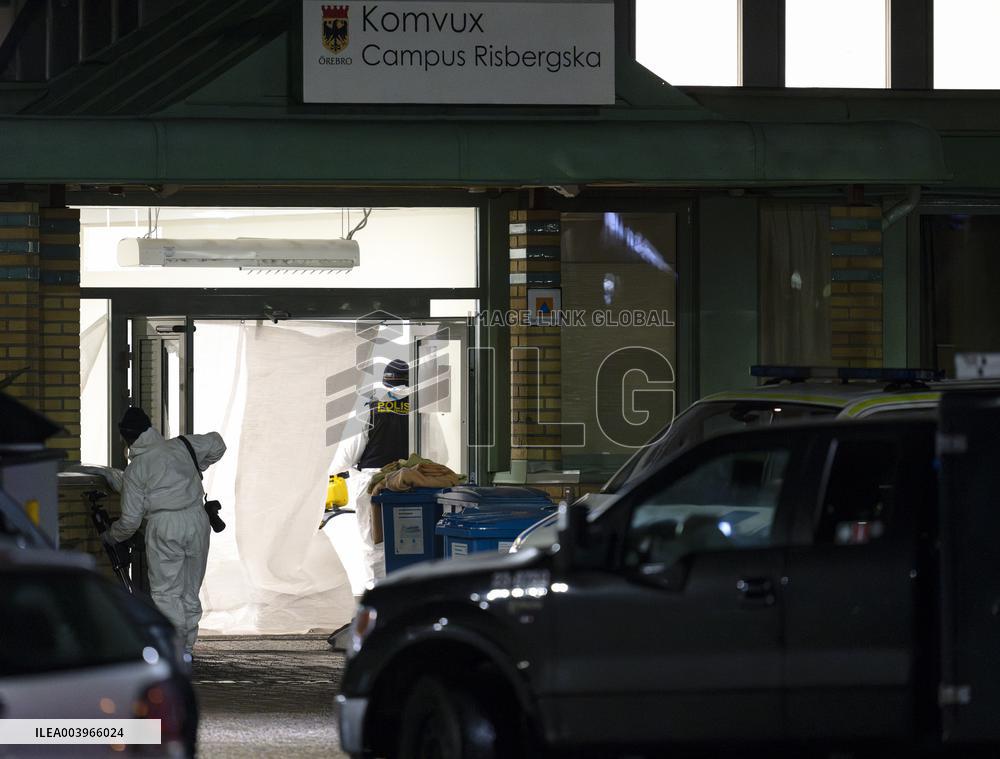 SWEDEN SCHOOL SHOOTING IN ÖREBRO