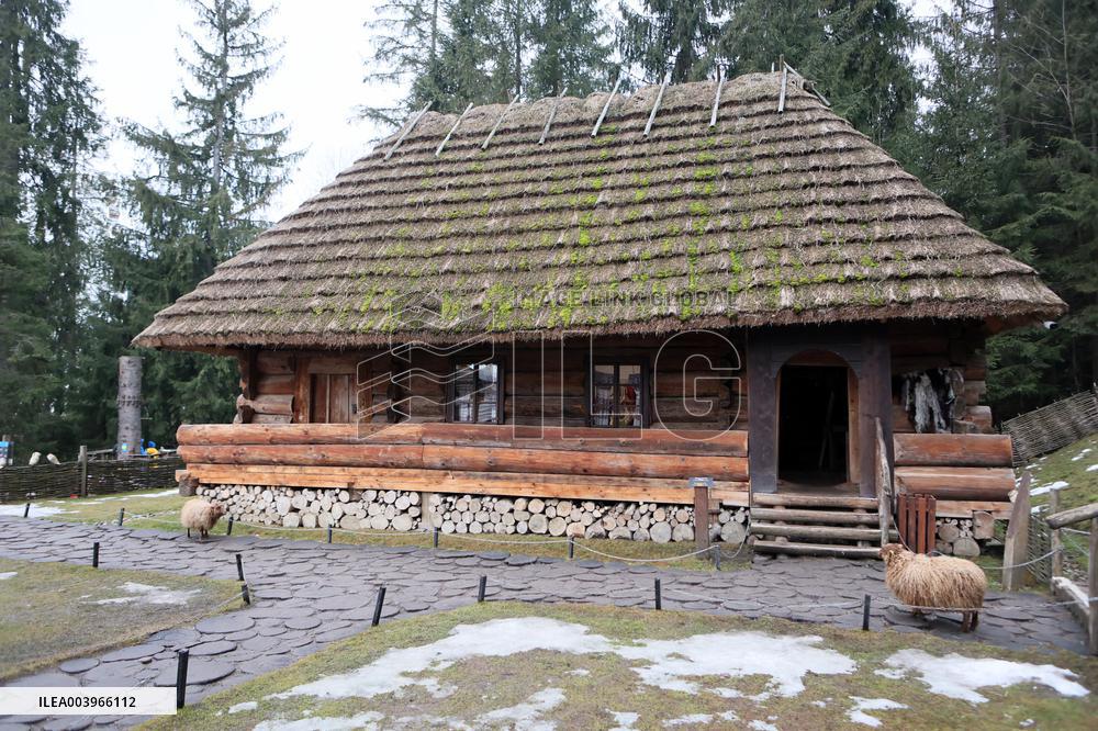 Hutsul Land Ethnopark in Bukovel ski resort