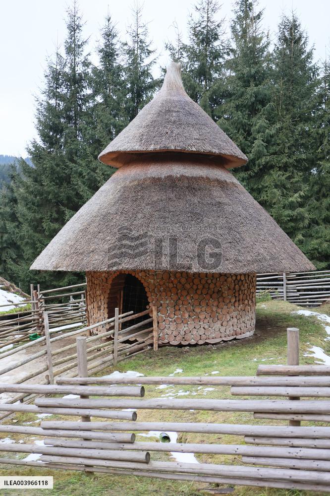 Hutsul Land Ethnopark in Bukovel ski resort
