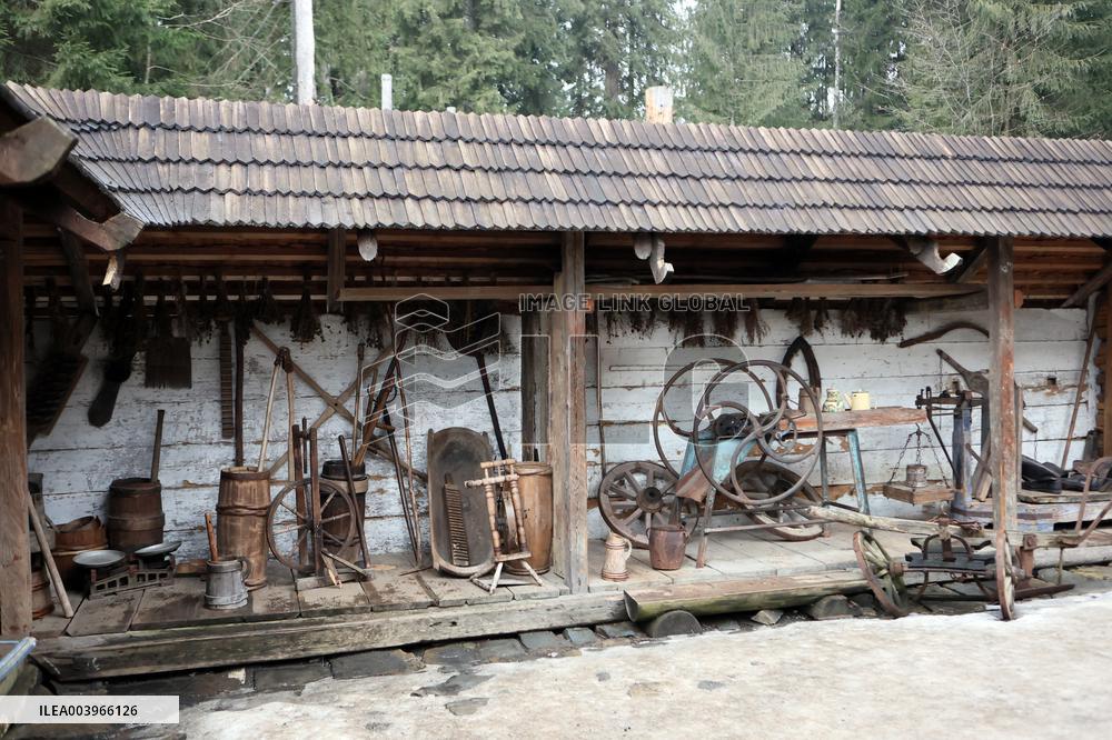 Hutsul Land Ethnopark in Bukovel ski resort