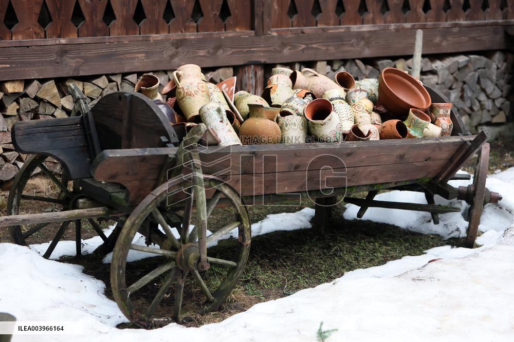 Hutsul Land Ethnopark in Bukovel ski resort