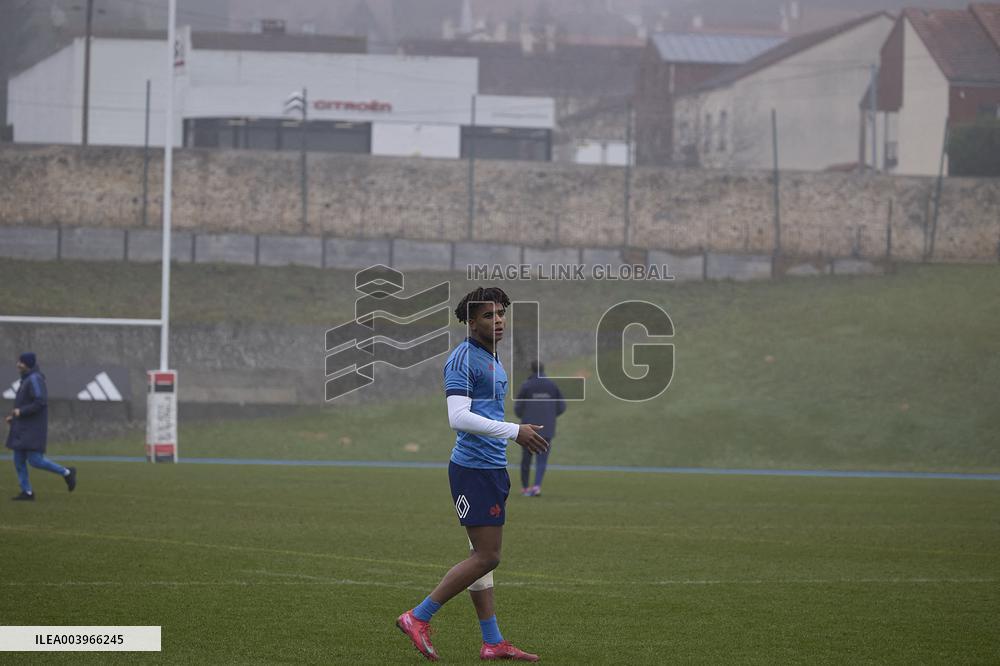 Training Session of The French XV - Marcoussis