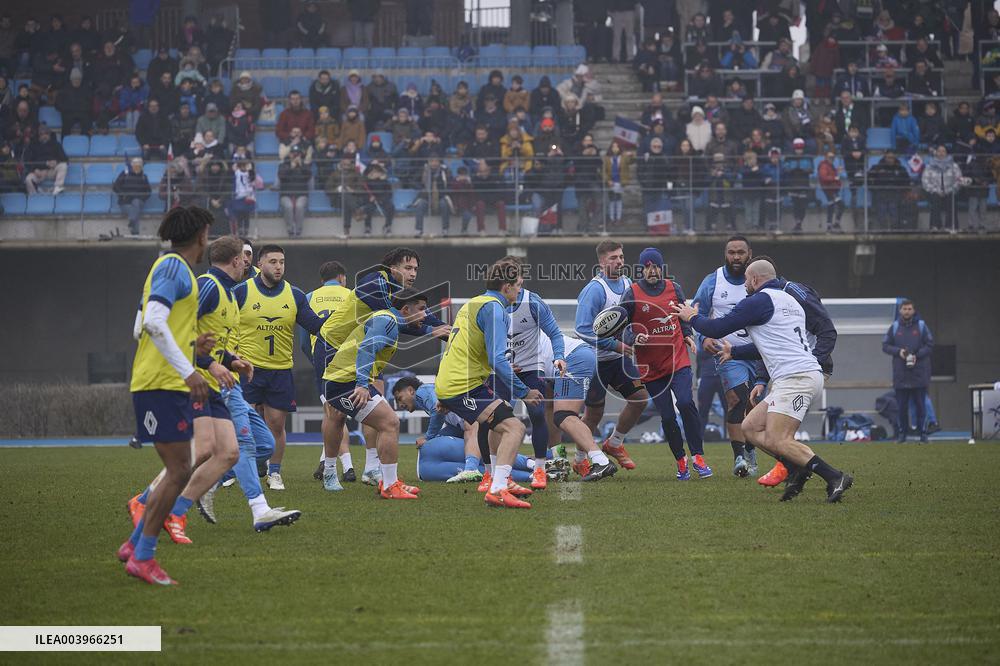 Training Session of The French XV - Marcoussis