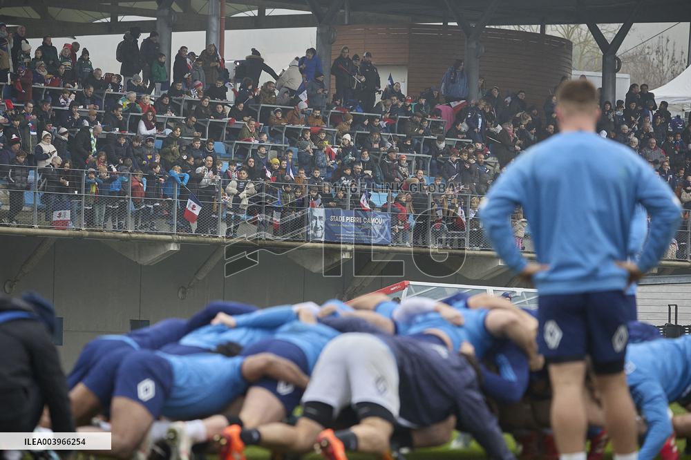 Training Session of The French XV - Marcoussis